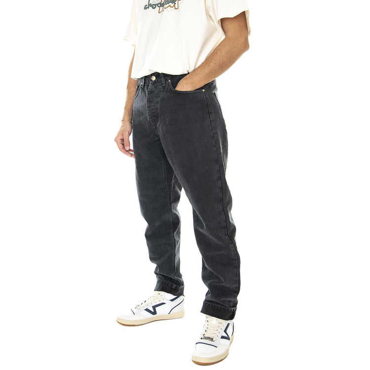 Newel Pant Black - Pantaloni Uomo Neri I028626.89.WF.00  CARHARTT WIP 