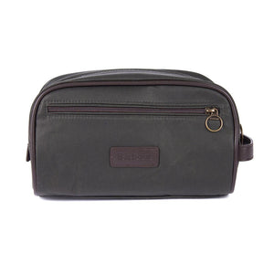 Wax Washbag Olive Brown - Borsello Marrone 222MMAC0404-OL71  BARBOUR 