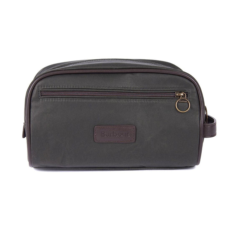 Wax Washbag Olive Brown - Borsello Marrone 222MMAC0404-OL71  BARBOUR 