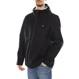 Rhodes Kapuzenjacke - Schwarze Herren-Kapuzenjacke FARAH