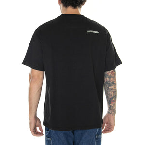 Logo Embroidery Tee Black - Maglietta Girocollo Uomo Nera Logo Embroidery Tee Black  FUNKY 