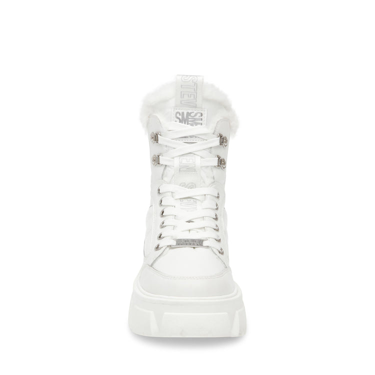 Triggers White / White - Stivali Stringati Donna Bianchi SMSTRIGGERS-11E  STEVE MADDEN 