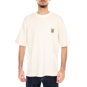 S/S Nelson Waffle T-Shirt Natural - Maglietta Girocollo Uomo Crema I036185 05GD CARHARTT WIP 