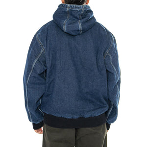 OG Active Jacket Blue stone washed - Giacca con Cappuccio Uomo Denim Jeans Blu I032232.0106  CARHARTT WIP 