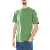 T-Shirt - Maglietta Girocollo Lacoste con Taschino Uomo Verde  Uomo LACOSTE