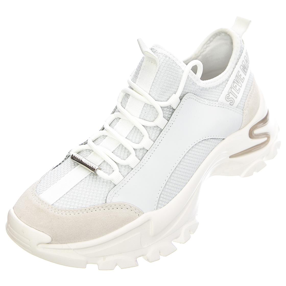 Medusa - Scarpe Stringate Profilo Basso Donna Bianche SMPMEDUSA-WHT  STEVE MADDEN 