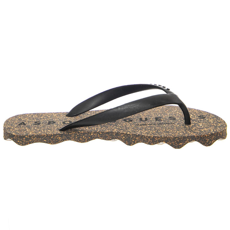 Base L Rubber Strape Black - Sandali Donna Donna Neri P018109001-BLACK  ASPORTUGUESAS 