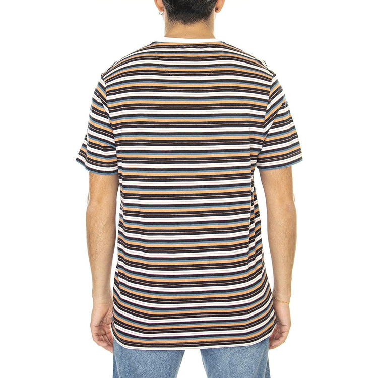 Zephir Multi Stripe SS Tee - Maglietta Girocollo Uomo Multicolore F4KSD008-814  FARAH 