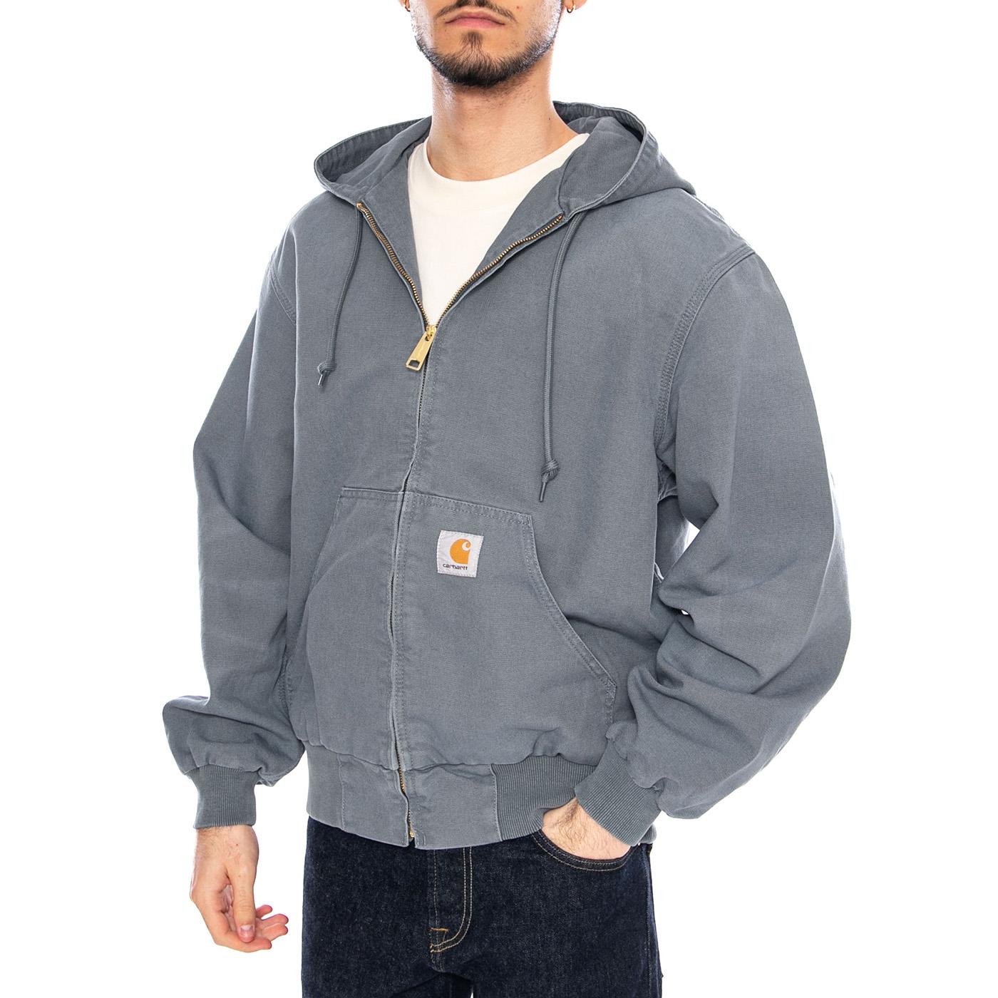 OG Active Jacket Cozy Blue - Giacca con Cappuccio e Zip Uomo Blu I034820 3IT4O CARHARTT WIP 