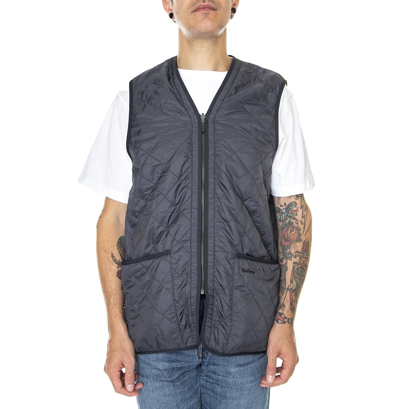 Polarquilt Waistcoat Zip Liner Navy - Giacca Smanicata Uomo Blu 222MMLI0002-NY91 . BARBOUR 