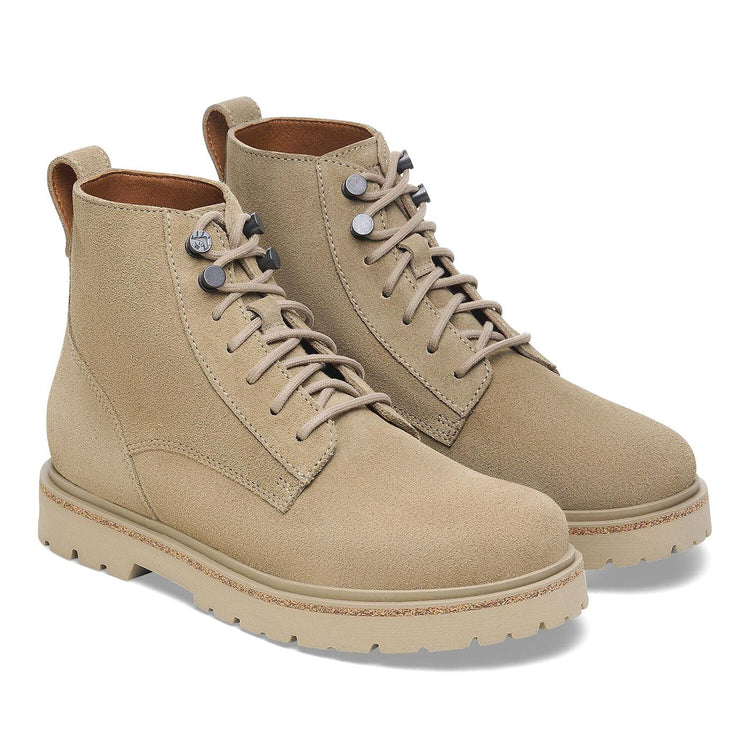 Highwood Lace Mid Men taupe, Suede Leather - Stivaletti Profilo alla Caviglia Uomo Beige 1028920  BIRKENSTOCK 