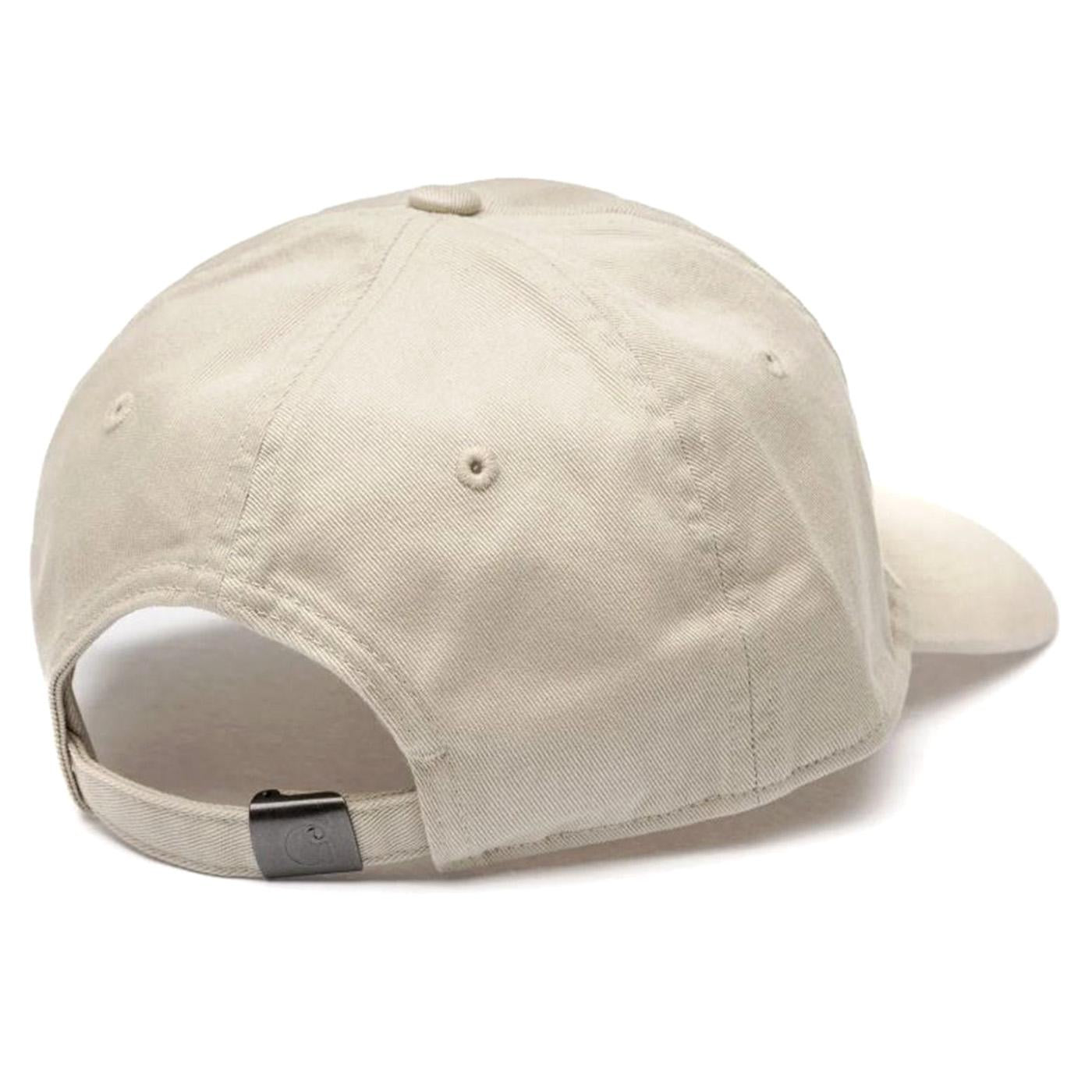 Madison Logo Cap Stone / White - Cappellino Beige I036730 3M7XX CARHARTT WIP 