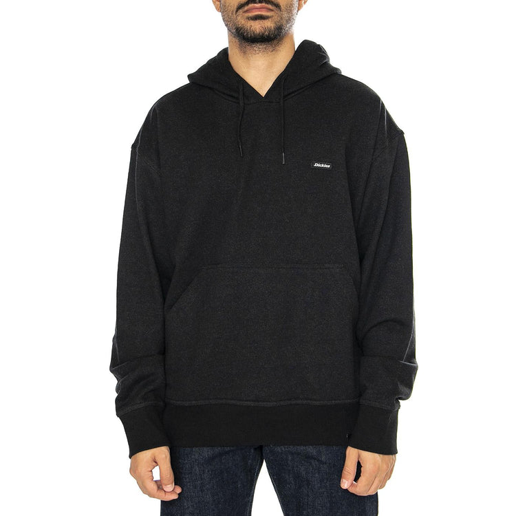 Clancy Heavyweight Hoodie Black - Felpa con Cappuccio Uomo Nera DK0A87CJBLK1  DICKIES 