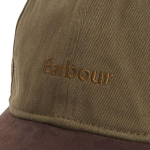 Langdale Cap Olive/Brown - Cappellino con Visiera Marrone / Verde MHA0934 OL71 BARBOUR 