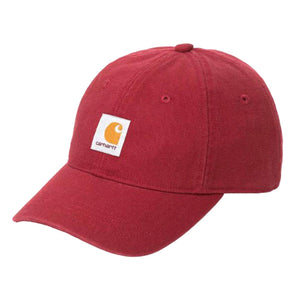 Selby Canvas Cap Scarlet - Cappellino con Visiera Rosso I035414.H806 . CARHARTT WIP 