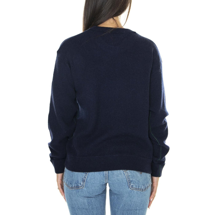 Pullover AF9551-166 - Maglione Donna Blu AF9551-166  LACOSTE 