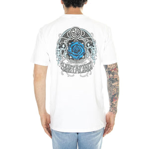 Dressen Rose Crew One White - Maglietta Girocollo Uomo Bianca SCA-TEE-10839  SANTA CRUZ 