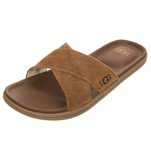 Brookeside Slide Chestnut - Sandali Uomo Marroni UGMBROKSCHE1113093M  UGG 