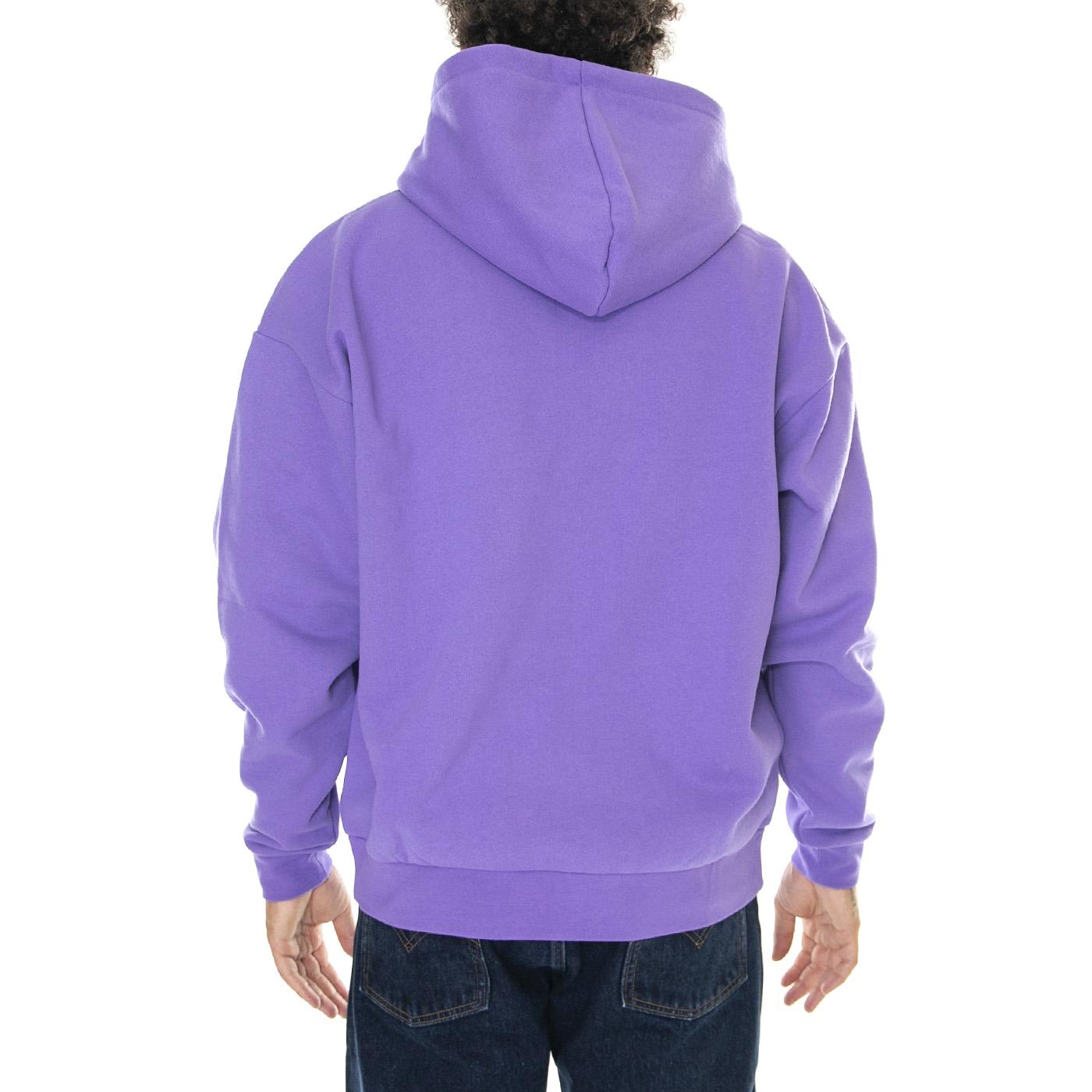 M' Icon Extra Heavy Hood II Fleece Passion Flower - Felpa con Cappuccio Uomo Viola 112470196-PAS  OBEY 