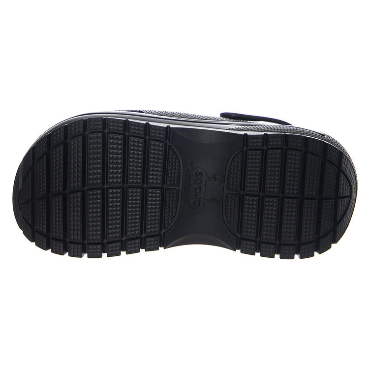 Classic Mega Crush Clog W Black - Sandali Donna / Uomo Neri CR.207988-BLK  CROCS 