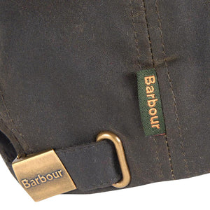 Wax Sports Cap Olive - Cappellino con Visiera Marrone FW22-MHA0005-OL71  BARBOUR 