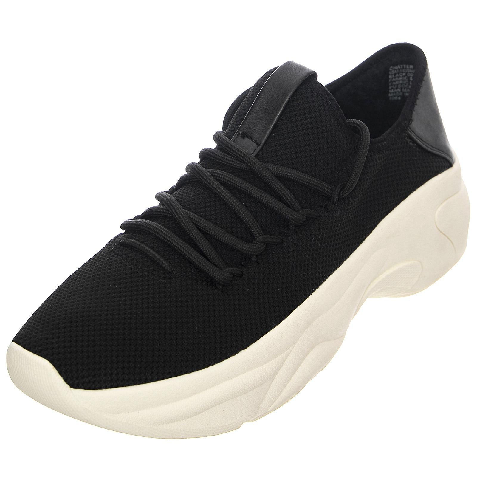 Womens Chatter Shoes Black - Scarpe Stringate Profilo Basso Donna Nere CHAT01S1  STEVE MADDEN 