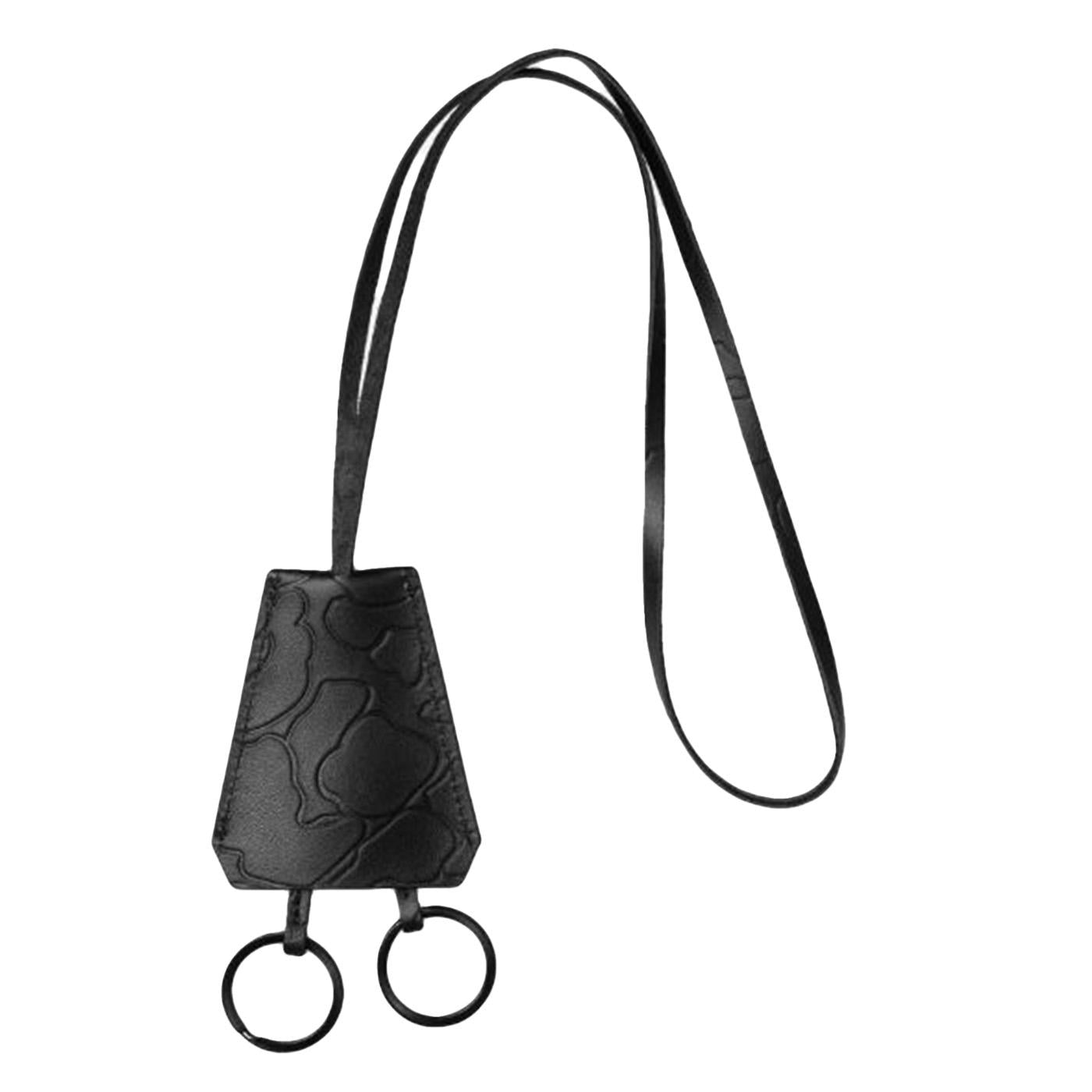 Camo Duck Key Bell Black / Black - Portachiavi in Pelle Nero I035403.00EXX . CARHARTT WIP 