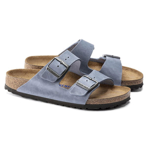 Arizona BS Dusty Blue Leather Sandals - Sandali Donna Blu 1022509  BIRKENSTOCK 