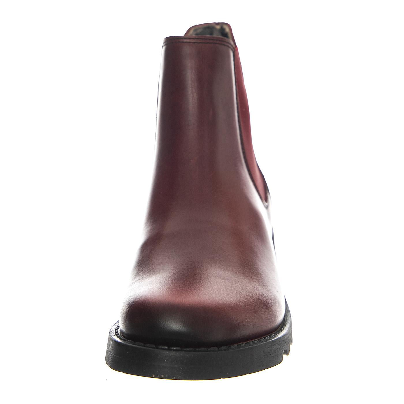 W' Salv Rug Purple Elastic Burgundy Boots - Stivali Donna Bourdeaux P143195084  FLY LONDON 