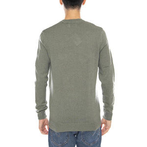 Maidstone Crew Sweat - Felpa Uomo Girocollo Tarragon Green Verde F4GFF060 318 FARAH 