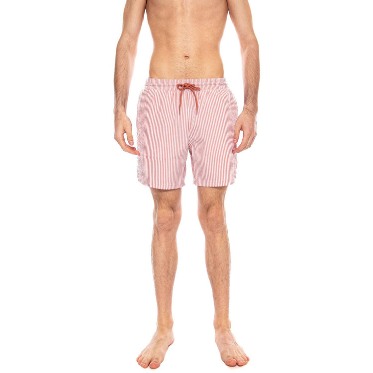 Colbert Seersucker Swim Coral Reef - Costume da Bagno Uomo Rosa F4SSE078 611 FARAH 