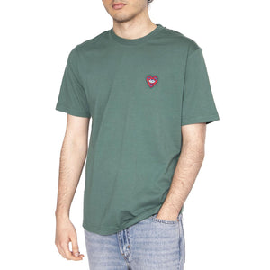 Asis Heart T-Shirt Morera - Maglietta Girocollo Uomo Verde 1971-MORERA  BRAVA FABRICS 