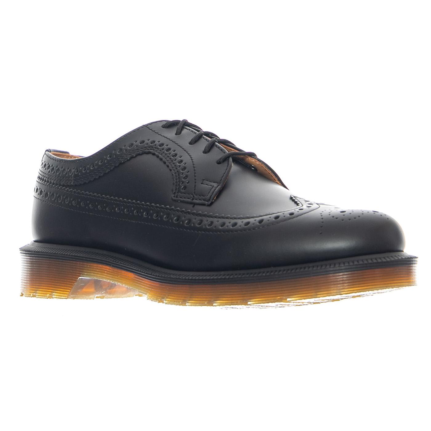 3989 Smooth - Scarpe Stringate Profilo Basso Uomo / Donna Nere 21845_4 . DR.MARTENS 