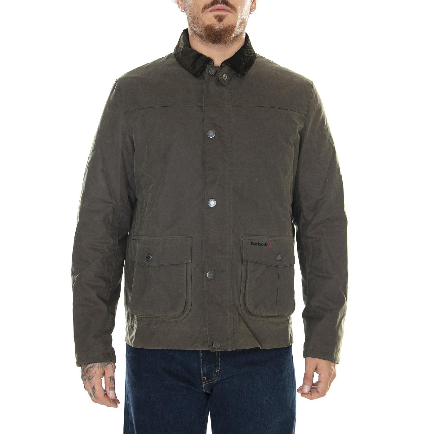 M' Brunden Wax Beech - Giacca Invernale Uomo Verde MWX2194-SN72-FW23  BARBOUR 