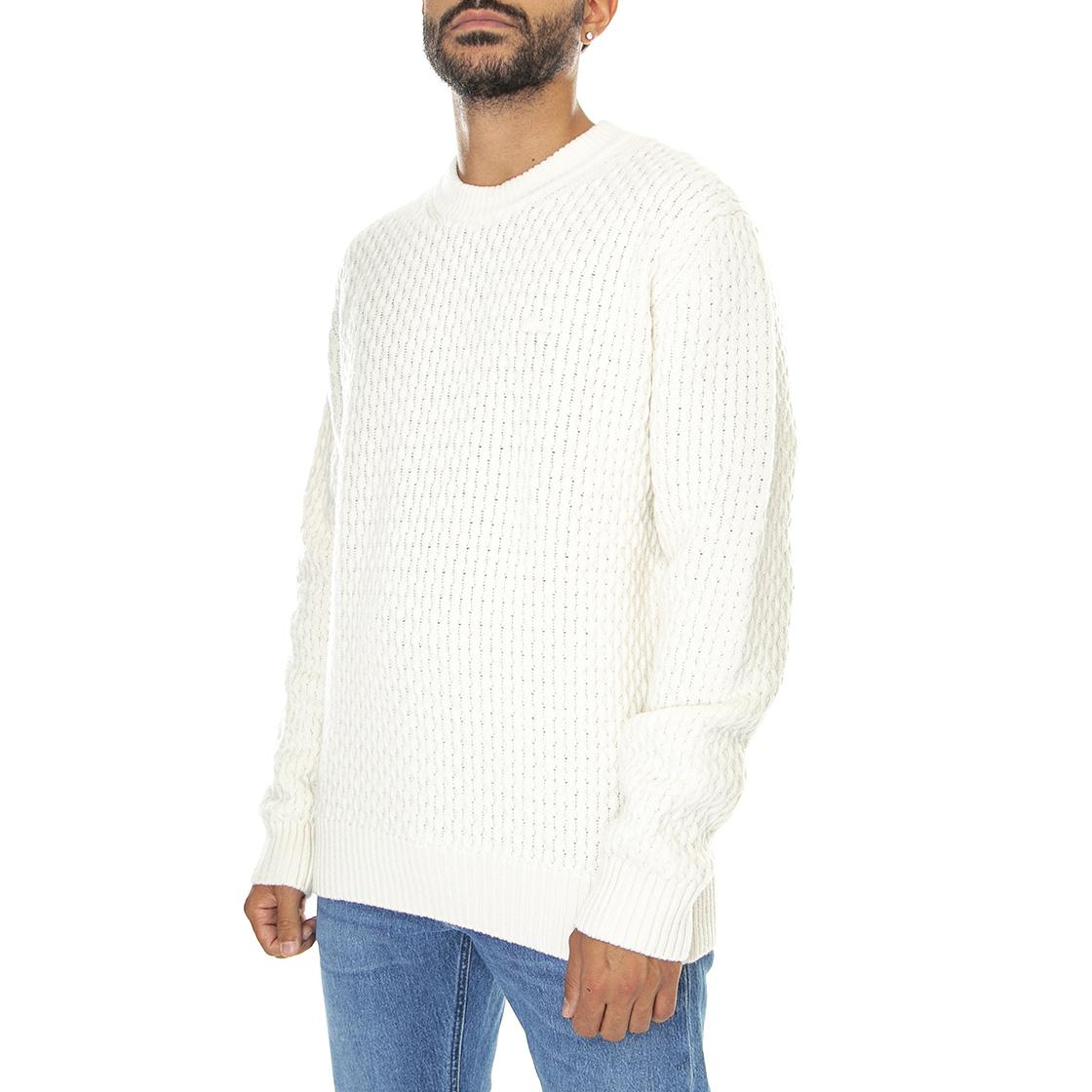 Pullover-XFJ - Maglione Girocollo Uomo Bianco AH0221-XFJ  LACOSTE 