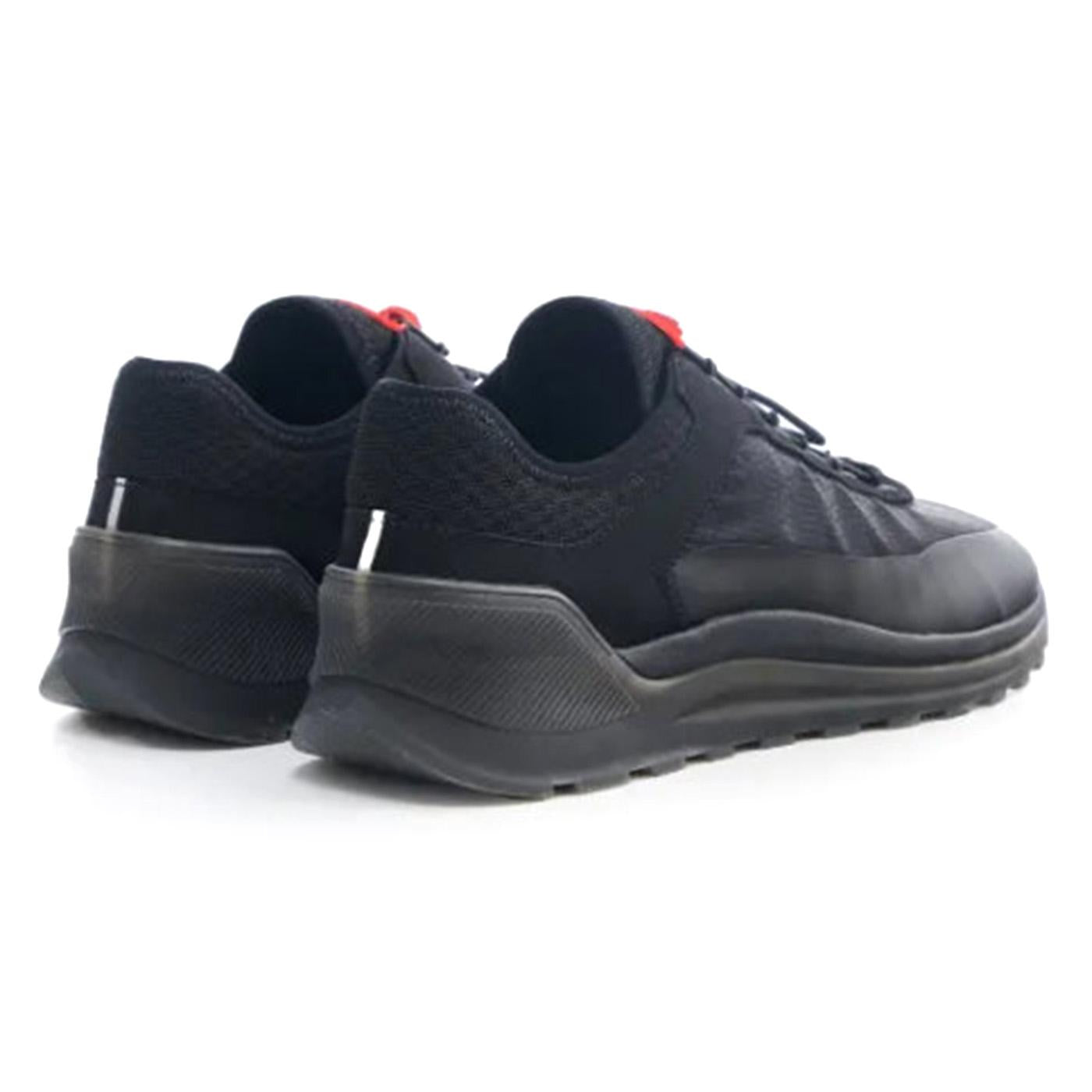 TRAVELLER TRAINER BLACK - Scarpe Stringate Uomo Nere HUMMFF9100REN-BLK . HUNTER 