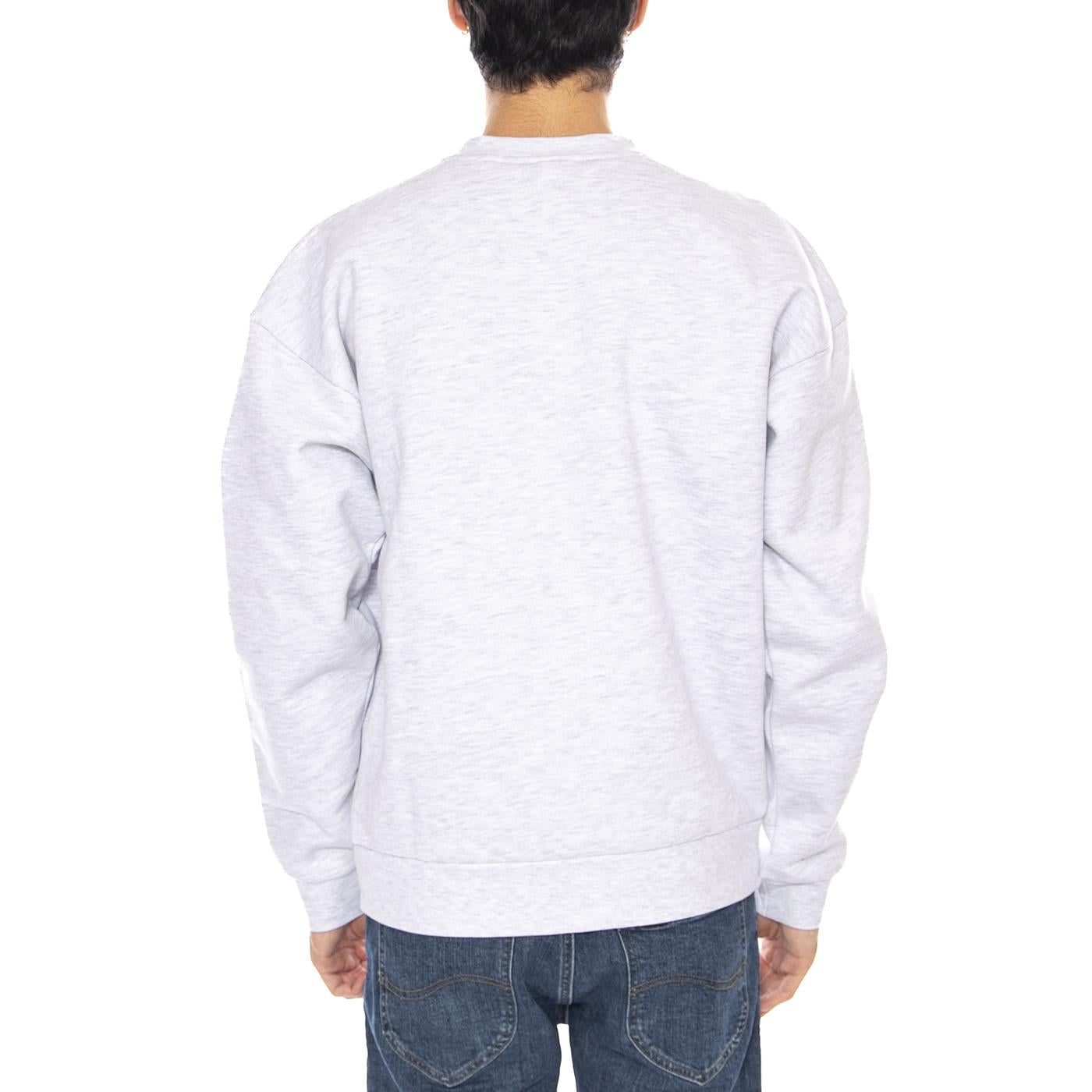 Studios Stamp Extra Heavy Crew Fleece Light Grey - Felpa Girocollo Uomo Grigia 112480253 AGRY OBEY 