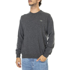 Pullover-EL6 - Maglione Girocollo Uomo Grigio AH3449-EL6  LACOSTE 