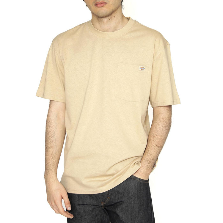 Luray Pocket Tee Irish Cream - Maglietta Girocollo Uomo Beige DK0A4YFCF951  DICKIES 