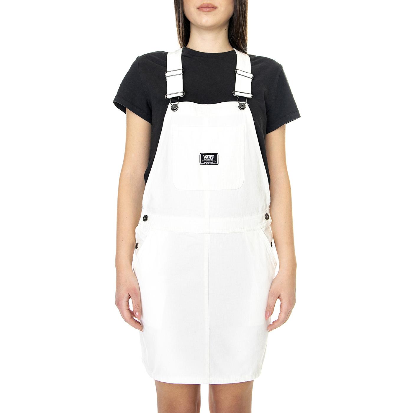 Ground Work Skirtall Marshmallow - Salopette Gonna Donna Bianca VN00046HFS81  VANS 