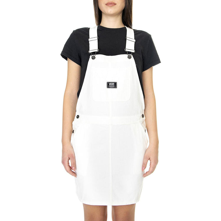 Ground Work Skirtall Marshmallow - Salopette Gonna Donna Bianca VN00046HFS81  VANS 