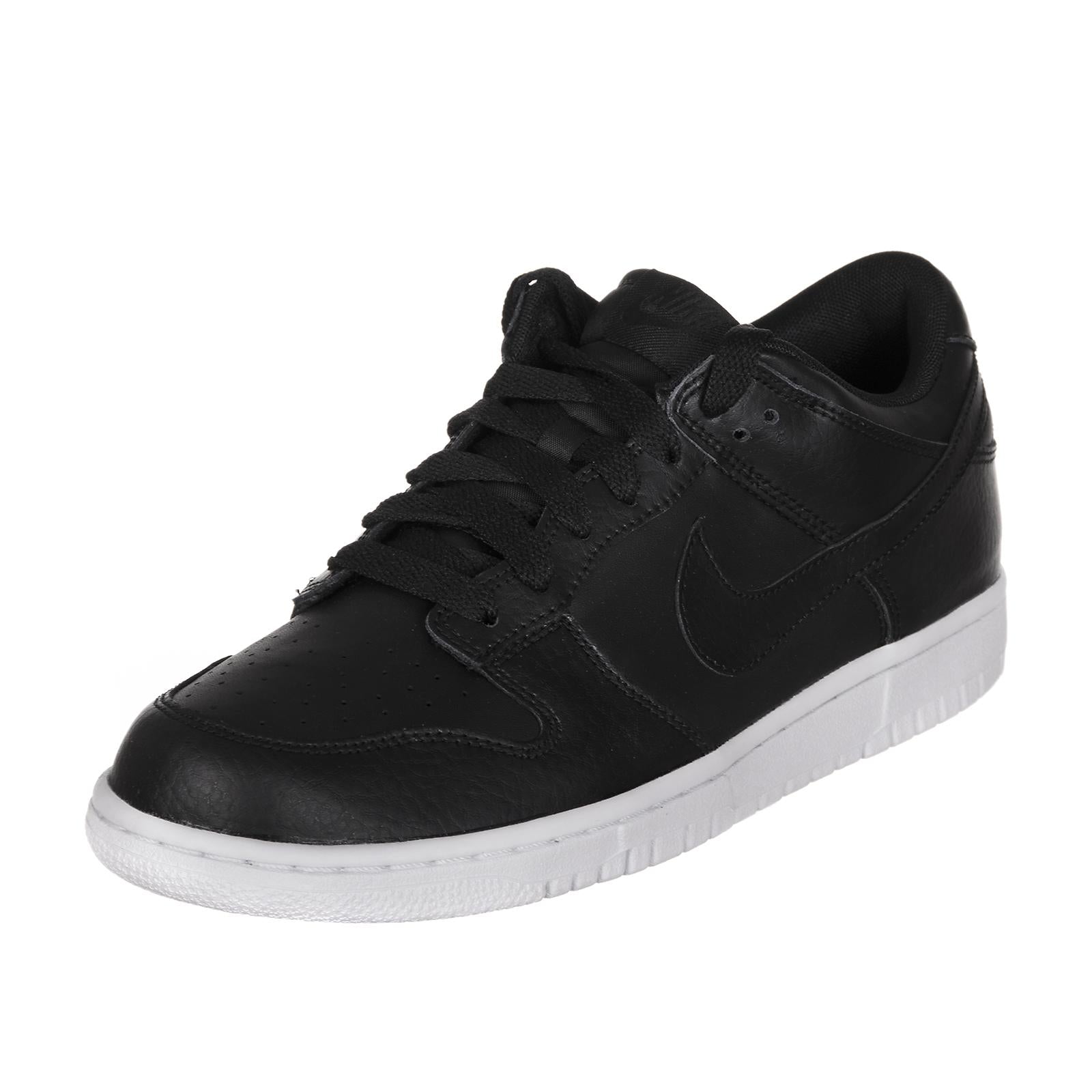 MEN S NIKE DUNK LOW SHOE BLACK BLACK WHITE 93347_4  NIKE 