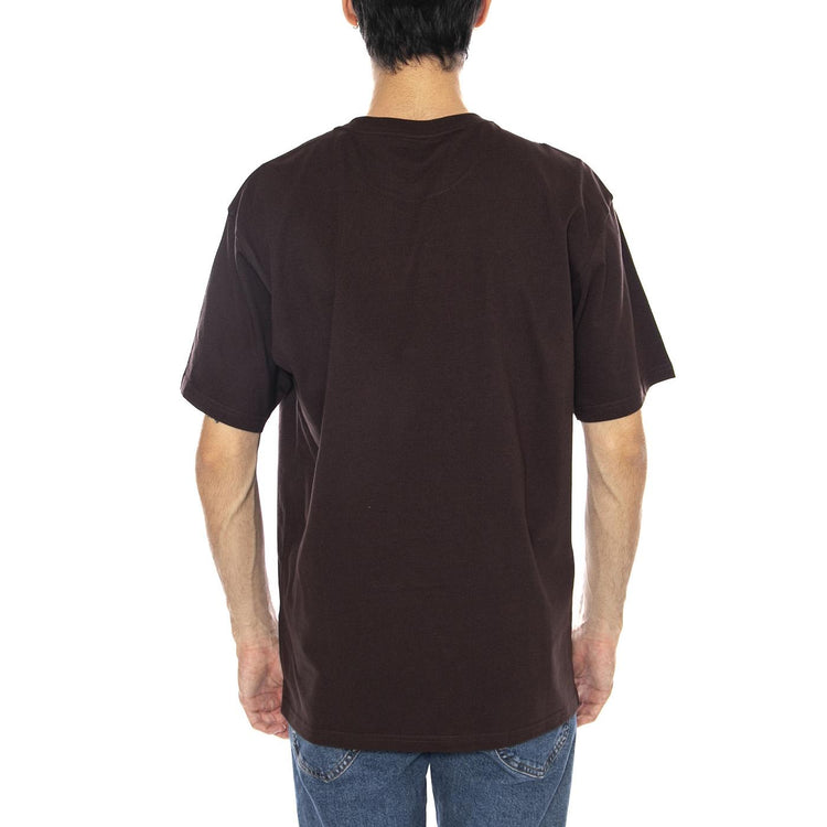 S/S Madison T-Shirt Palisander / Wax - Maglietta Girocollo Uomom Marrone I033000.39GXX  CARHARTT WIP 