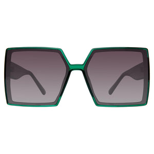 Deja Crystak Green Smoke Gradient - Occhiali da Sole Verdi SMAX17256  STEVE MADDEN 