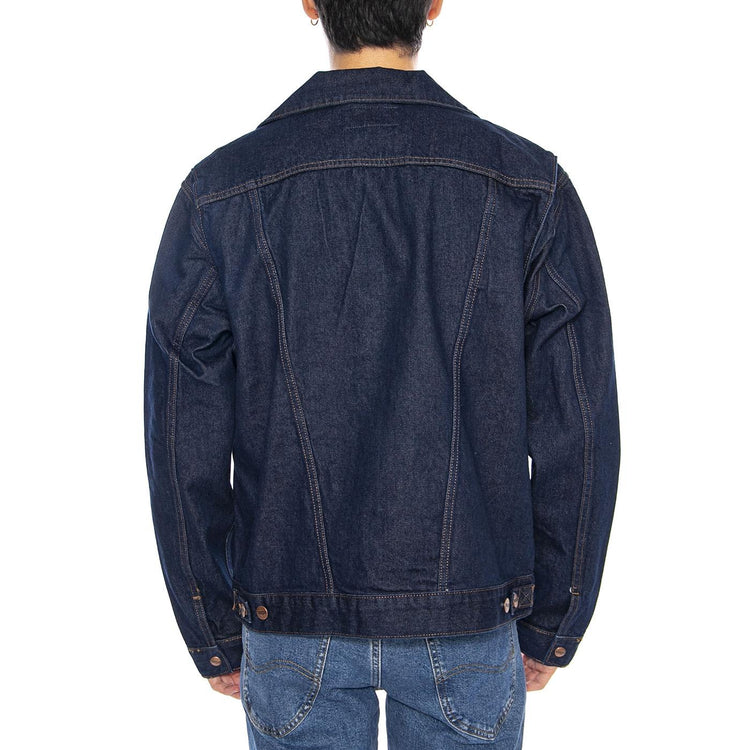124MJ Rinse Jacket - Giacca Denim Jeans Uomo Blu 112341042-BLUE . WRANGLER 