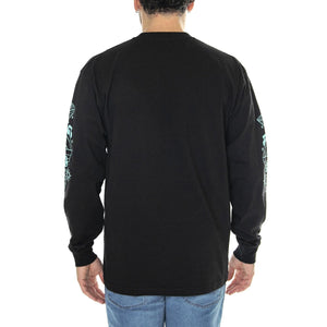 Benchin L/S Tee Black - Maglietta Girocollo Maniche Lunghe Uomo Nera TS02131-BLACK  HUF 