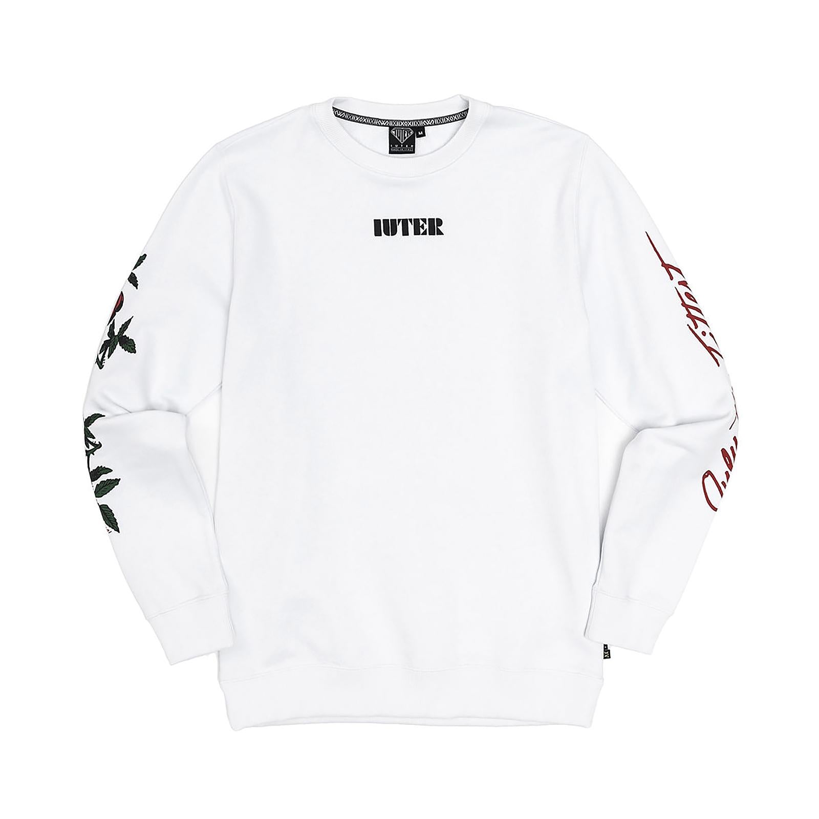 EL IUTER CREW Screen Printed Sweatshirt 18SISC17-BLACK  IUTER 