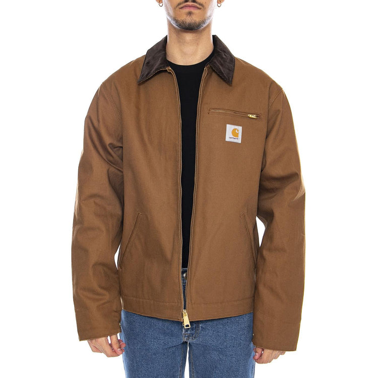 OG Detroit Jacket Hamilton Broen / Tobacco / Rigid - Giacca Marrone I015264.00S01 . CARHARTT WIP 