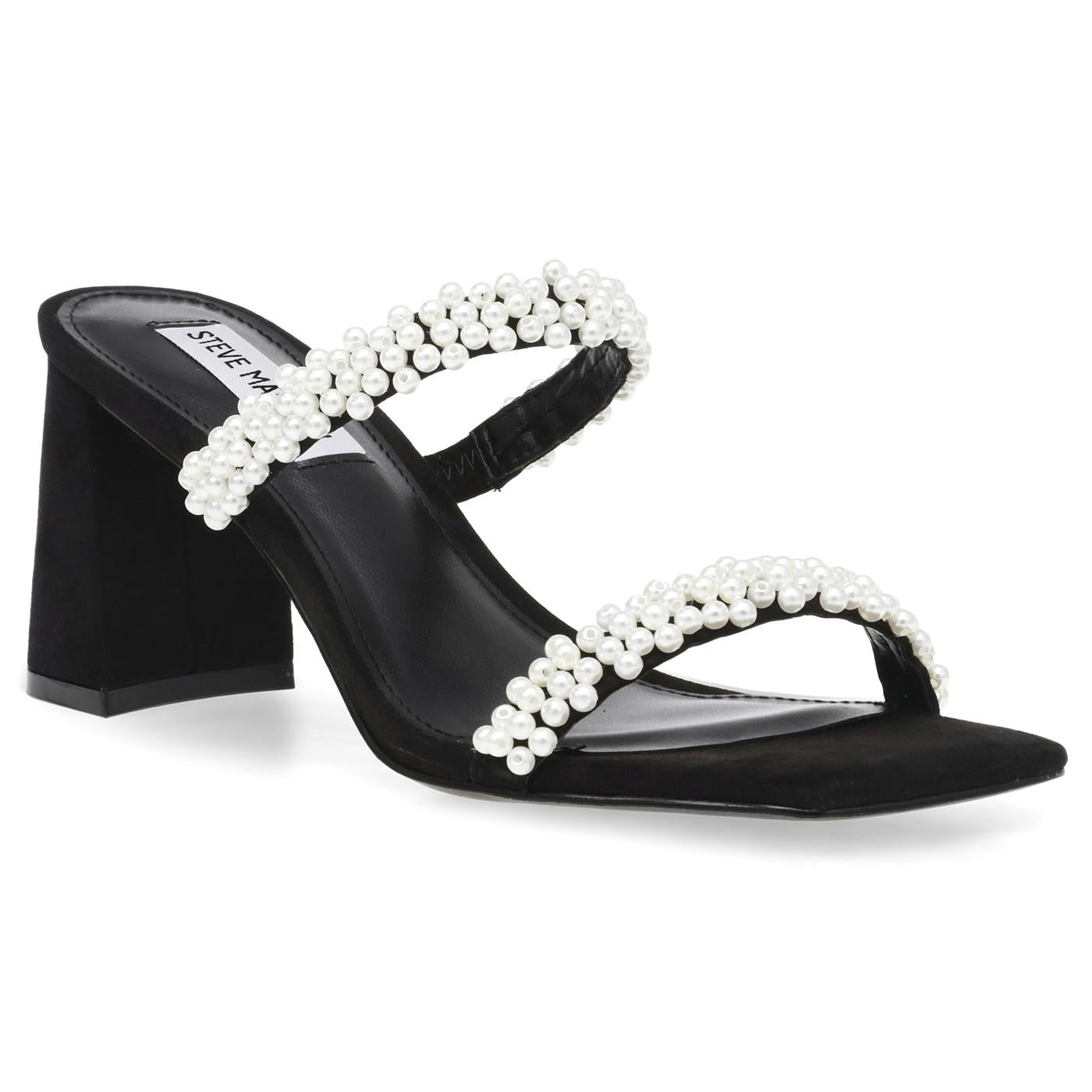 Lilah-P Black - Sandali Donna Neri SMSLILAH-P-BLA  STEVE MADDEN 