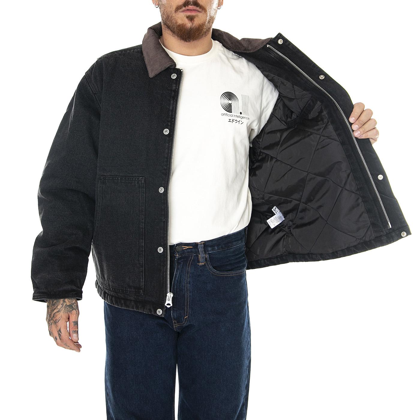 M' Work Around Jacket Faded Black - Giacca Invernale Uomo Nera 121800541-FBL  OBEY 